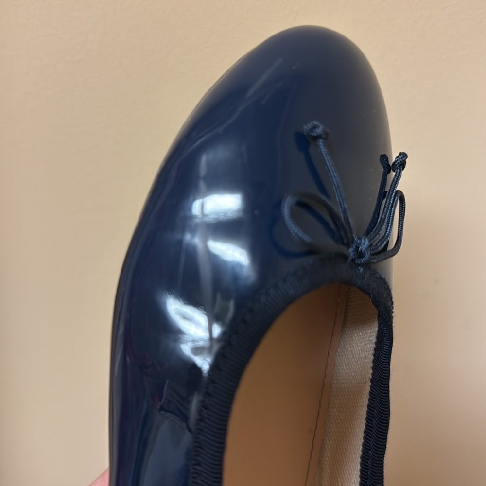 Crewcut girls Navy ballet flats with bow EUC size 5 - Picture 7 of 7